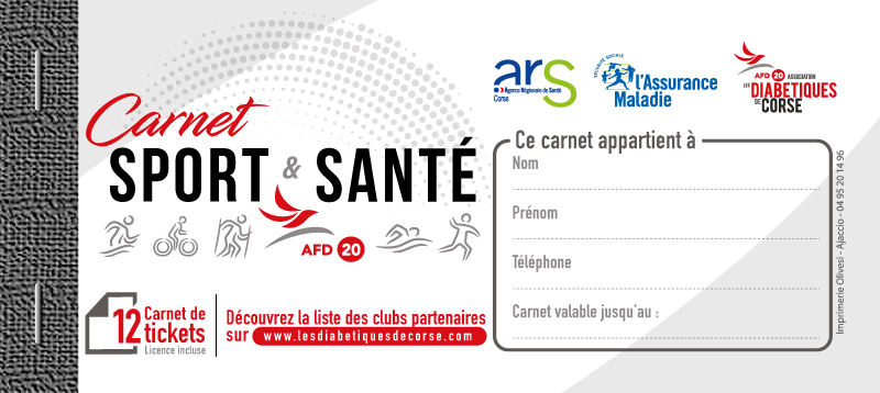 Carnet Sport & Santé de l' AFD20