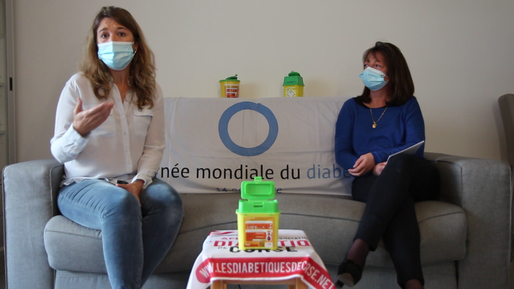 Docteur Laetitia Kunstmann et Rose Marie Pasqualaggi.